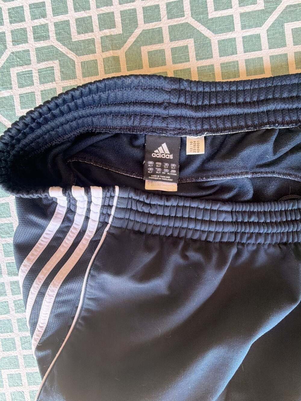 Adidas Men's Three Stripe Athletic Track Pants Size XLT
